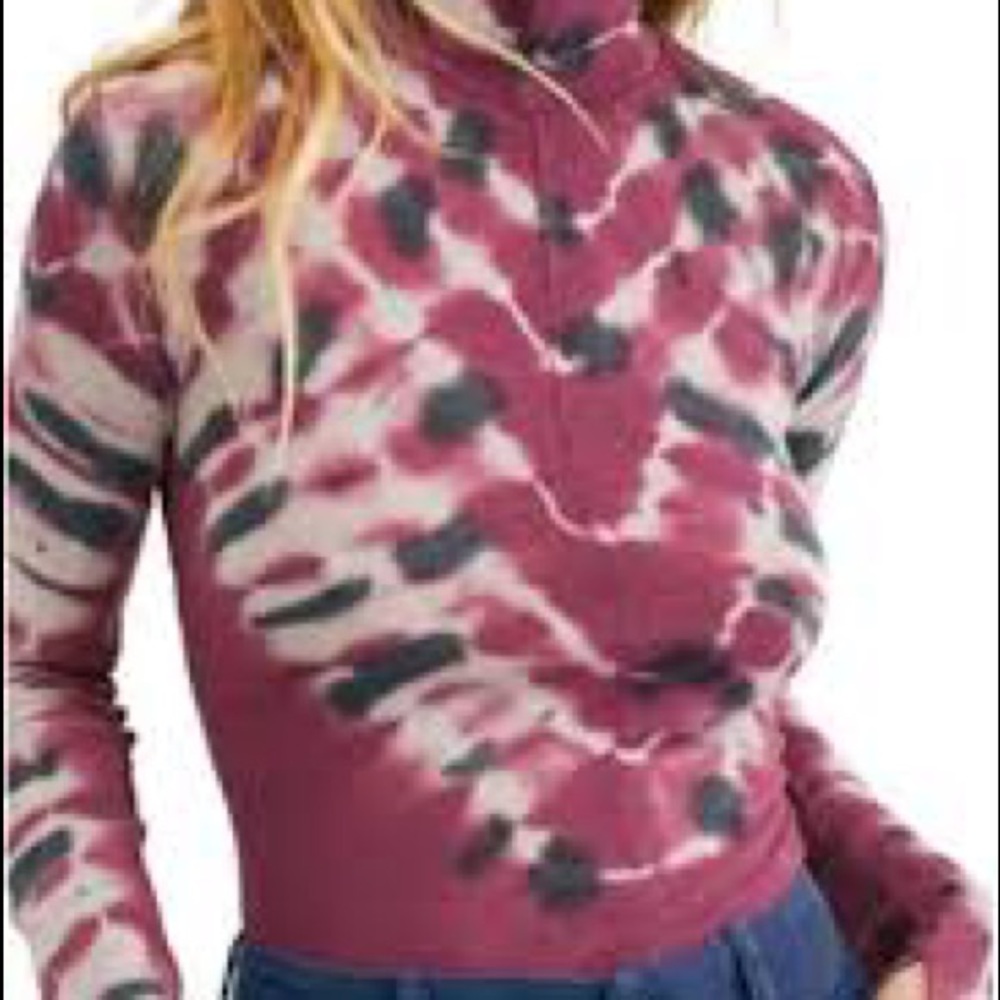 We The Free Psychedelic Turtleneck in Nightfall